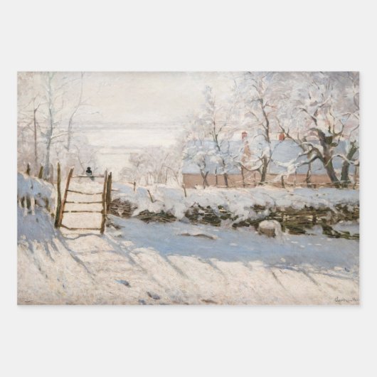 Claude Monet - Auswahl der Meisterwerke Geschenkpapier Set (Vorderseite)
