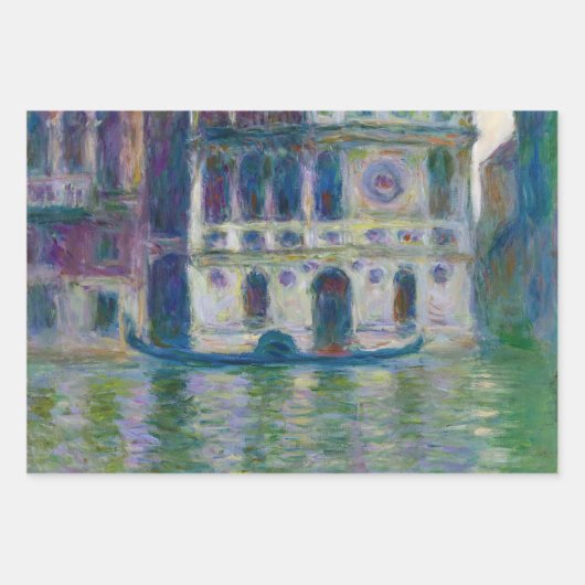 Claude Monet - Auswahl der Meisterwerke in Venedig Geschenkpapier Set (Vorderseite 3)