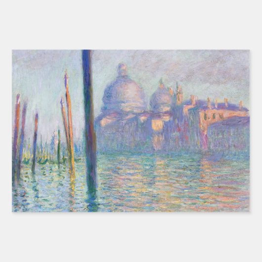 Claude Monet - Auswahl der Meisterwerke in Venedig Geschenkpapier Set (Vorderseite 2)