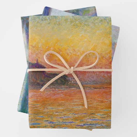 Claude Monet - Auswahl der Meisterwerke in Venedig Geschenkpapier Set (Beispiel)