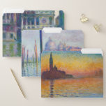 Claude Monet - Auswahl der Meisterwerke in Venedig Papiermappe<br><div class="desc">Claude Monet - Venedig Masterpiece Selection - San Giorgio Maggiore at Dusk,  Venice,  1908 - The Grand Canal,  Venice,  1908 - Palazzo Dario,  Venedig,  1908</div>
