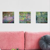 Claude Monet - Auswahl von Giverny Masterpiece Bilderwand Sets (Wohnzimmer)
