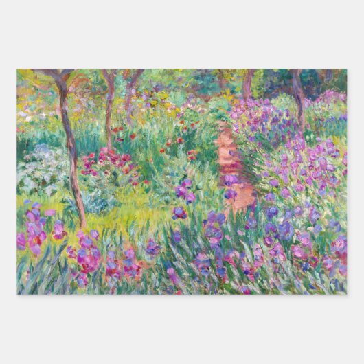 Claude Monet - Auswahl von Giverny Masterpiece Geschenkpapier Set (Vorderseite)