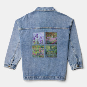 Claude Monet - Auswahl von Giverny Masterpiece Jeansjacke