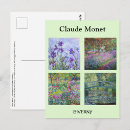 Claude Monet - Auswahl von Giverny Masterpiece Postkarte