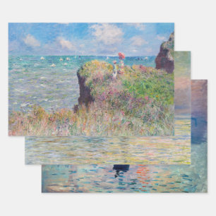 Claude Monet - Auswahl von Meisterwerken aus der S Geschenkpapier Set