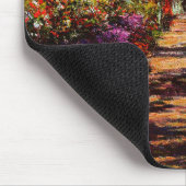 Claude Monet-Bahn in Monets Garten bei Giverny Mousepad (Ecke)