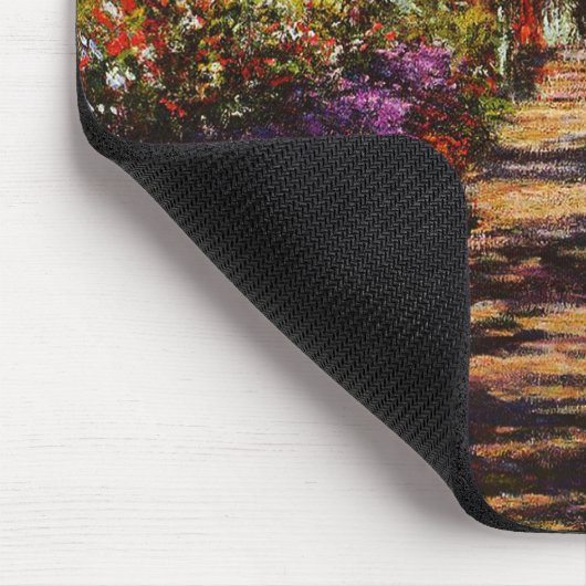 Claude Monet-Bahn in Monets Garten bei Giverny Mousepad (Ecke)