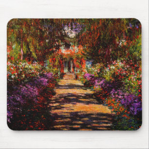 Claude Monet-Bahn in Monets Garten bei Giverny Mousepad