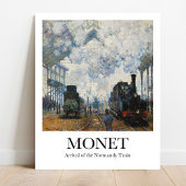 Claude Monet Bahnhof Poster