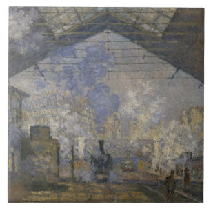 Claude Monet - Bahnhof Saint-Lazare Fliese