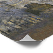 Claude Monet - Bahnhof Saint-Lazare Poster (Ecke)