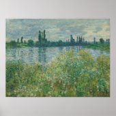 Claude Monet Banks of the Seine French Old Art Poster (Vorne)