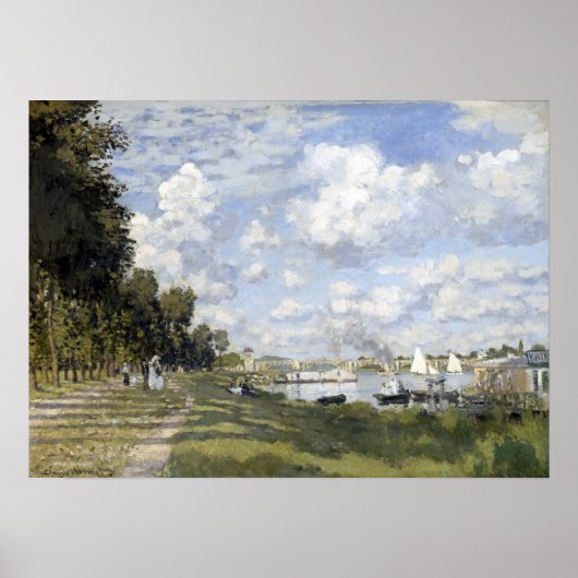 Claude Monet Bassin d'Argenteuil Poster (Vorne)
