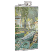 Claude Monet. Bathers in La Grenouillère Flachmann (Rechts)