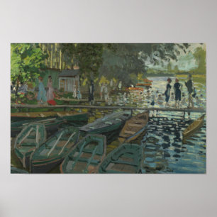 Claude Monet - Bathers in La Grenouillere Poster