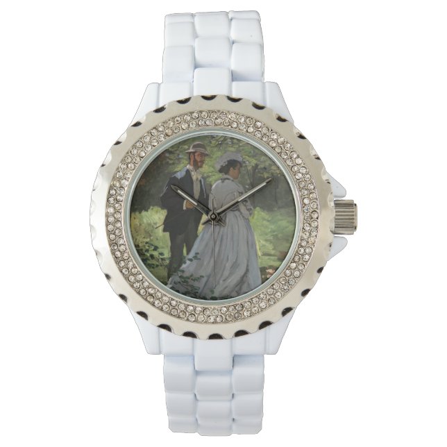 Claude Monet - Bazille und Camille, Armbanduhr (Vorderseite)