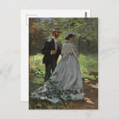 Claude Monet - Bazille und Camille, Postkarte (Vorne/Hinten)