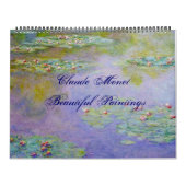 Claude Monet Beautiful Landschaftlich Fine Art Kalender (Titelbild)