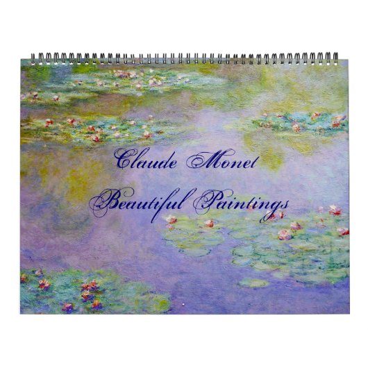 Claude Monet Beautiful Landschaftlich Fine Art Kalender (Titelbild)