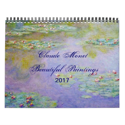 Claude Monet Beautiful Landschaftlich Fine Art Kalender (Titelbild)