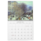 Claude Monet Beautiful Landschaftlich Fine Art Kalender (Jan 2027)
