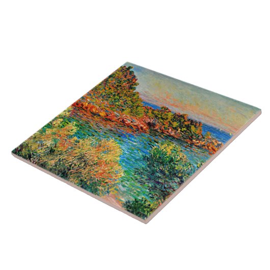 Claude Monet - bei Monte Carlo, Fliese (Seite)