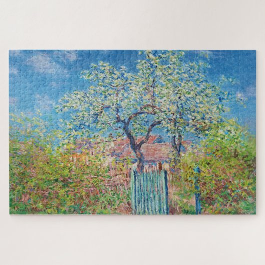 Claude Monet Birnbaum in Blüte Puzzle (Horizontal)
