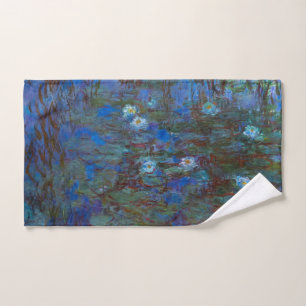 Claude Monet - Blaue Seerosen Badhandtuch Set