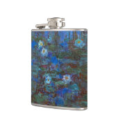 Claude Monet - Blaue Seerosen Flachmann (Links)