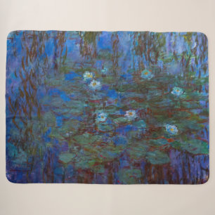Claude Monet - Blaue Seerosen Sherpadecke