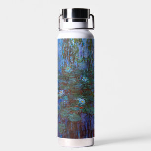Claude Monet - Blaue Seerosen Trinkflasche