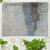 Claude Monet - Blick auf Amsterdam Geschirrtuch (Gefaltet)