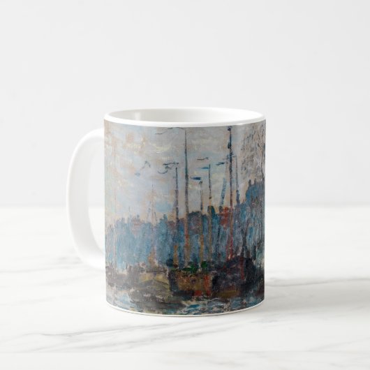Claude Monet - Blick auf Amsterdam Kaffeetasse (Vorderseite Links)
