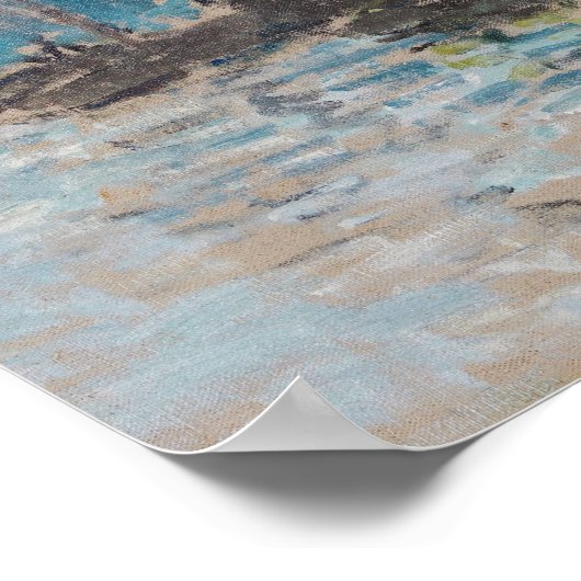 Claude Monet - Blick auf Amsterdam Poster (Ecke)