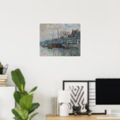Claude Monet - Blick auf Amsterdam Poster (Heimbüro)