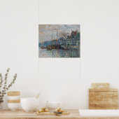 Claude Monet - Blick auf Amsterdam Poster (Küche)