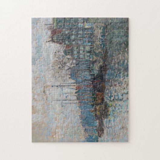 Claude Monet - Blick auf Amsterdam Puzzle (Vertikal)