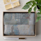 Claude Monet - Blick auf Amsterdam Seidenpapier (Geschenk)