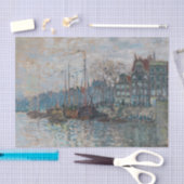 Claude Monet - Blick auf Amsterdam Seidenpapier (Handwerk)