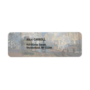 Claude Monet - Blick auf den Bahnhof Saint-Lazare