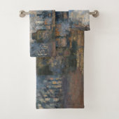 Claude Monet - Blick auf den Bahnhof Saint-Lazare Badhandtuch Set (Insitu)