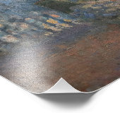 Claude Monet - Blick auf den Bahnhof Saint-Lazare Fotodruck (Ecke)