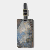 Claude Monet - Blick auf den Bahnhof Saint-Lazare Gepäckanhänger (Vorderseite vertikal)