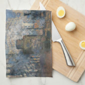 Claude Monet - Blick auf den Bahnhof Saint-Lazare Geschirrtuch (Viertel Falte)