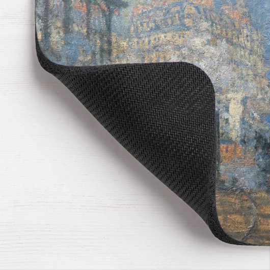 Claude Monet - Blick auf den Bahnhof Saint-Lazare Mousepad (Ecke)