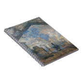 Claude Monet - Blick auf den Bahnhof Saint-Lazare Notizblock (Rechte Seite)