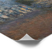 Claude Monet - Blick auf den Bahnhof Saint-Lazare Poster (Ecke)