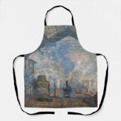 Claude Monet - Blick auf den Bahnhof Saint-Lazare Schürze (Vorderseite)