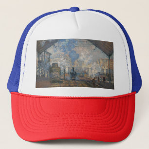 Claude Monet - Blick auf den Bahnhof Saint-Lazare Truckerkappe